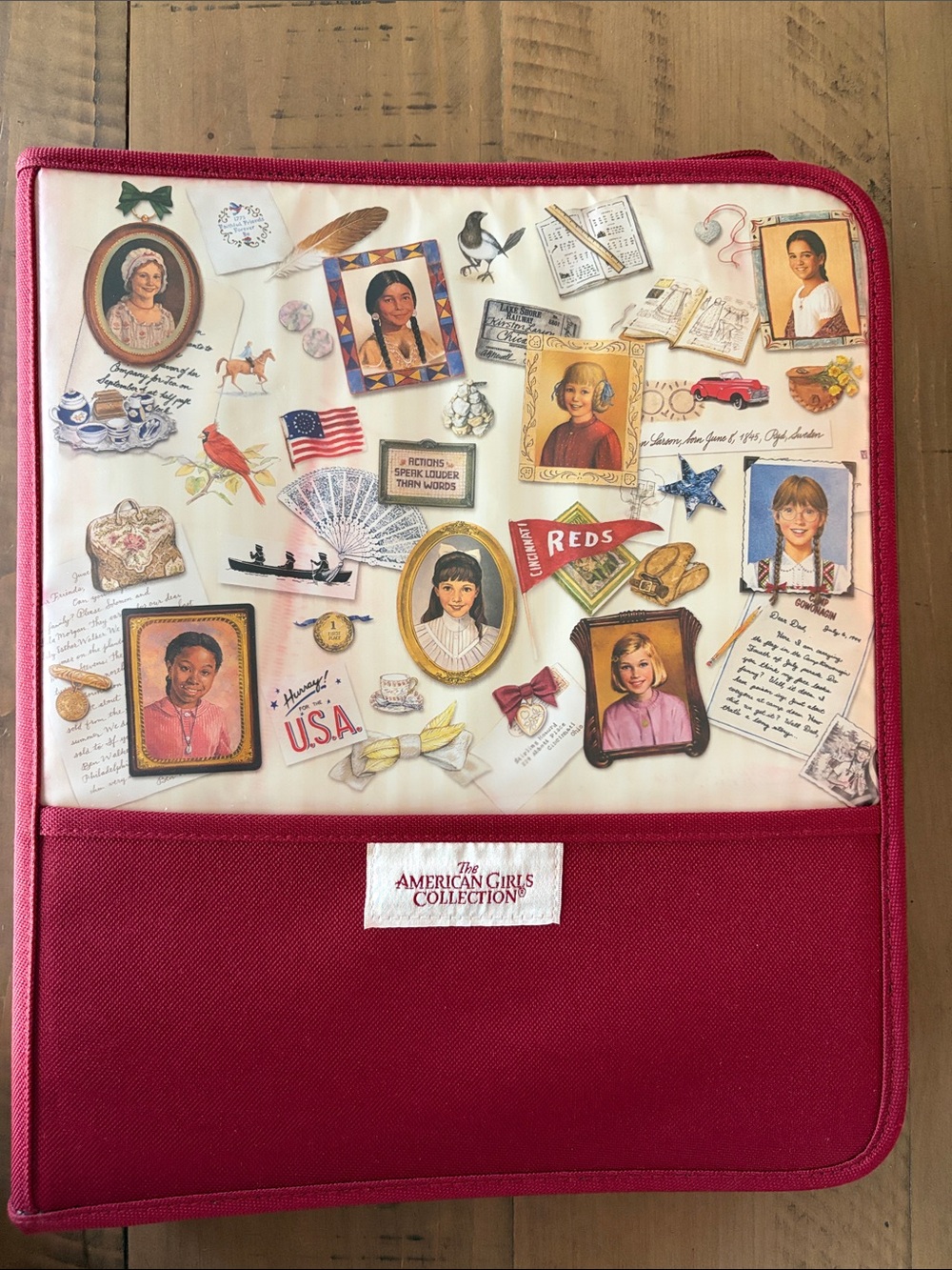 NWT 2003 VTG Hallmark American Girl Three Ring Binder Descriptive Doll Dividers